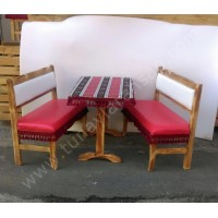 sr0012 Ahşap Sedir Takımları- 004